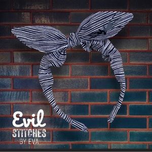 Handmade Knotted Headband Jack Stripes